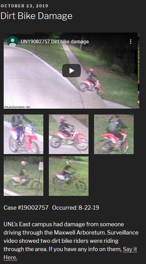 Dirt Bike Damage